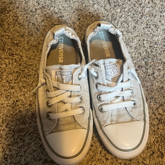 Converse Gray Sneakers Classic Slip-On Style - Picture 2 of 3